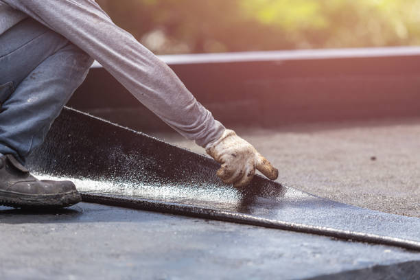 Professional Waterproofing technician working in Sharpsville, IN